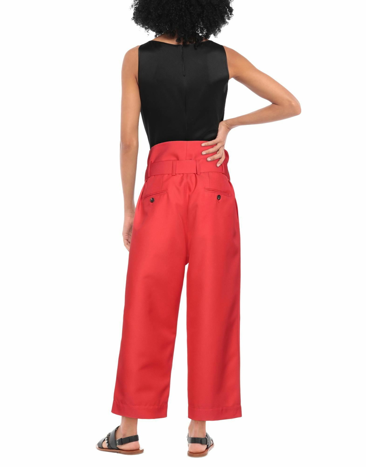 Plan C Womens Pants in Red