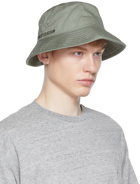 Acne Studios Green Twill Bucket Hat