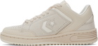 Converse Beige & Off-White Weapon Low Top Sneakers
