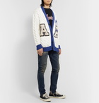 Alanui - Logo-Appliquéd Cable-Knit Cotton-Blend Cardigan - White