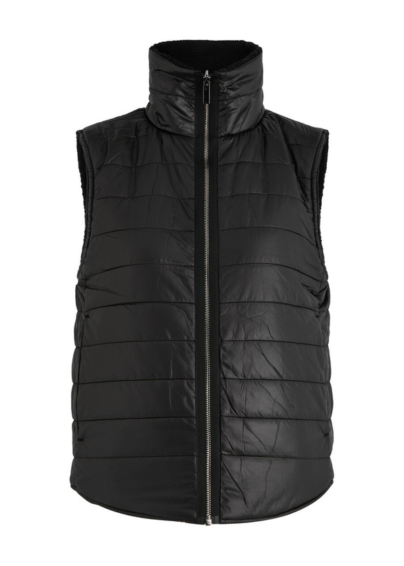 Photo: Varley Ellis Reversible Quilted Shell and Fleece Gilet Black