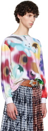 Chopova Lowena Multicolor Airbrush Bunny Long Sleeve T-Shirt