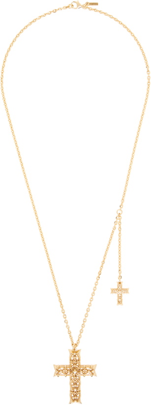 Photo: Emanuele Bicocchi Notre-Dame Cross & Side Cross Necklace