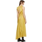 Ann Demeulemeester SSENSE Exclusive Yellow Keyhole Dress
