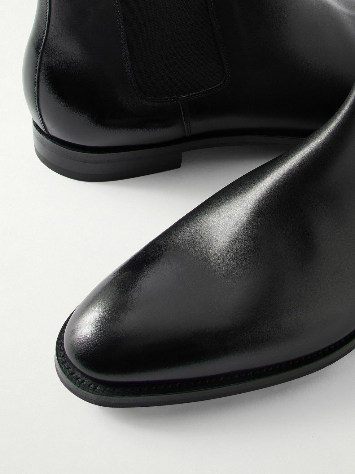 John Lobb - Lawry Leather Chelsea Boots - Black