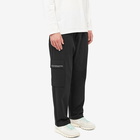 Pangaia Double Jersey Cargo Pant in Black