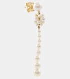 Sophie Bille Brahe Colonna Perle 14kt gold drop earrings with pearls
