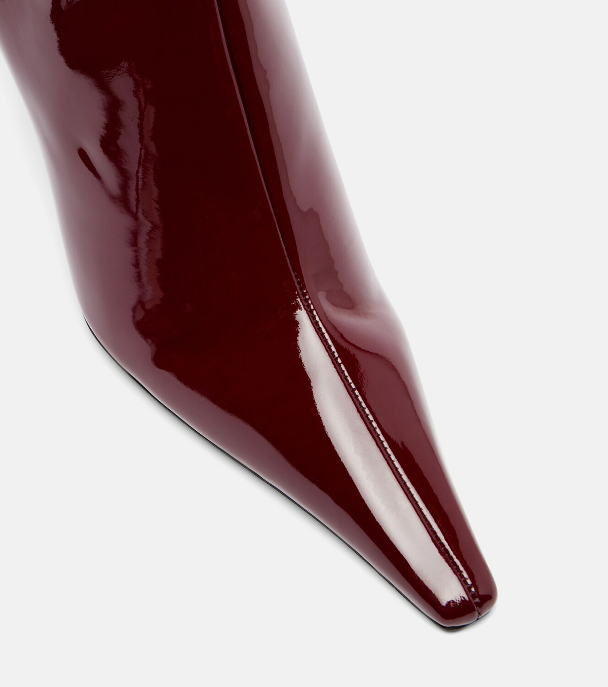 Victoria Beckham 75 patent leather ankle boots