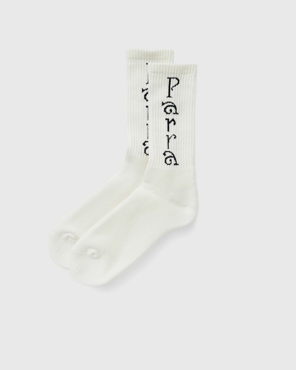 By Parra WEIRD TRAD LOGO CREW SOCKS White Men