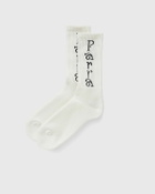 By Parra WEIRD TRAD LOGO CREW SOCKS White Men