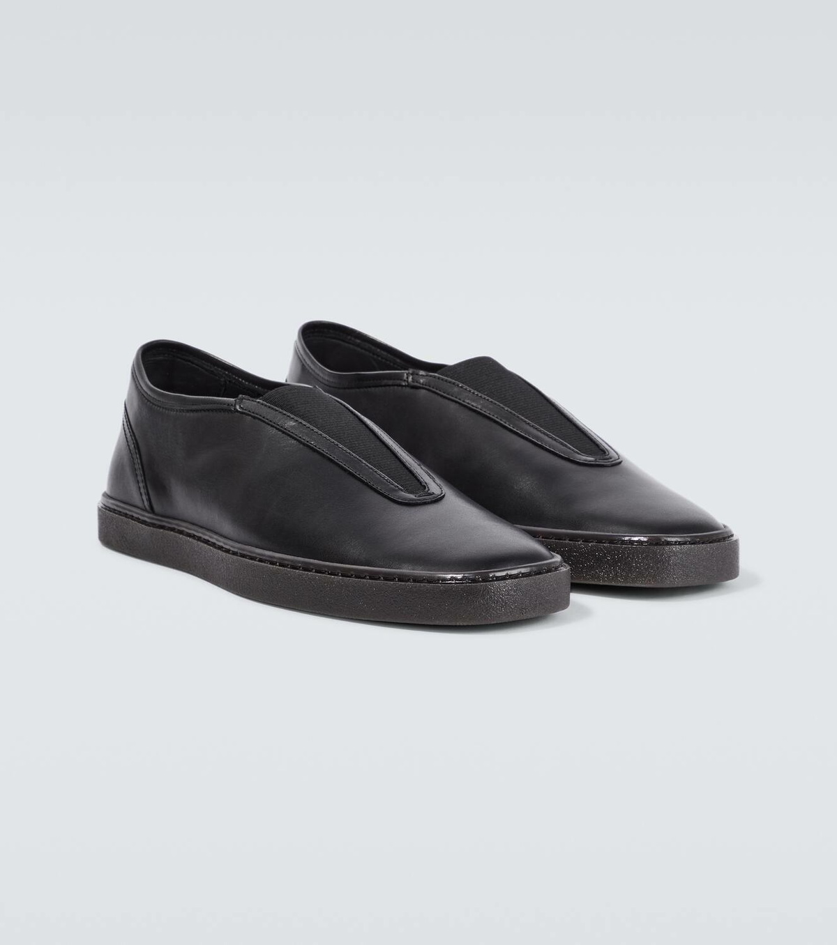 【Lemaire】 Linoleumレザー slip-onスニーカー Lemaire Leather slip-on sneakers Lemaire