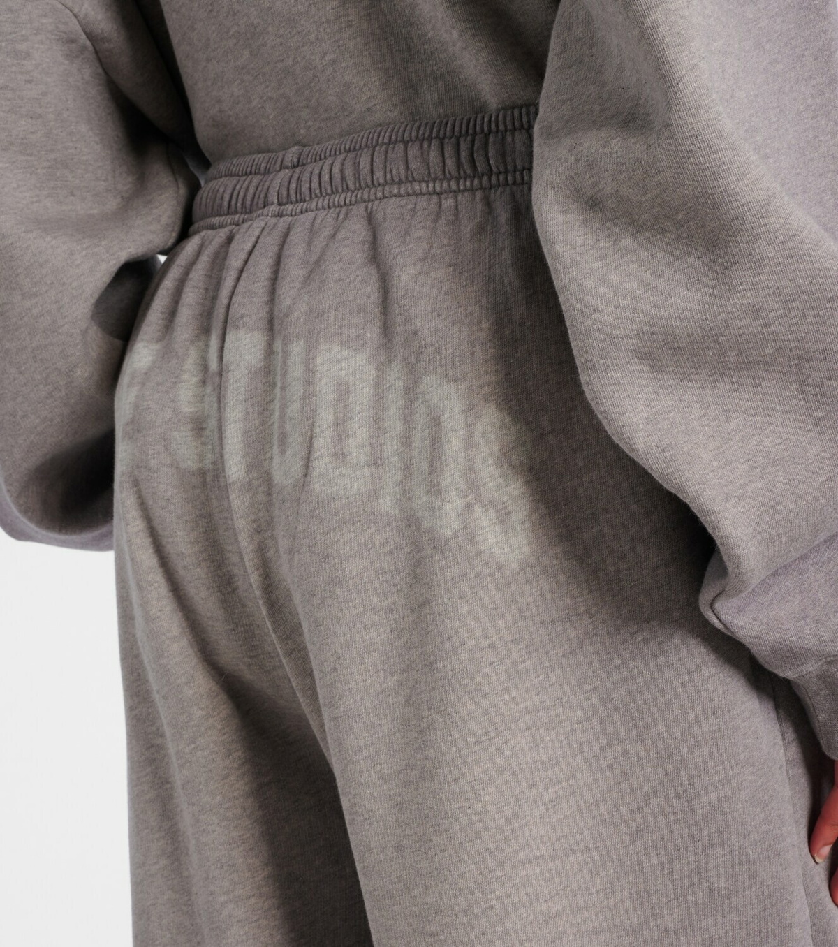 Acne Studios Felin logo cotton fleece sweatpants