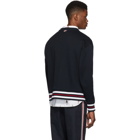 Thom Browne Navy Oversized Cardigan