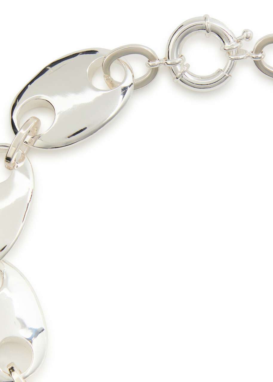 Timeless Pearly Sterling Silver Necklace - One Size