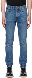 Nudie Jeans Blue Steady Eddie II Jeans