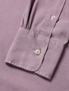 Officine Générale - Benoit Garment-Dyed Lyocell-Twill Shirt - Purple