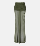 Bananhot Adelina draped maxi skirt