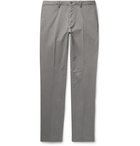 Incotex - Slim-Fit Stretch-Cotton Twill Trousers - Gray