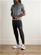 Nike Running - AeroSwift Slim-Fit Tapered Panelled Dri-FIT ADV Track Pants - Black