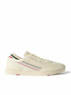 Orlebar Brown - Larson Striped Mesh and Canvas Sneakers - White