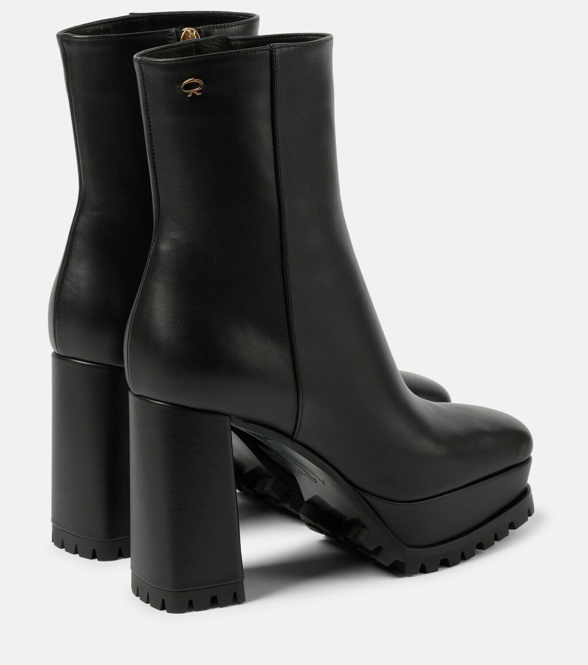 Gianvito Rossi Vitello Glove leather ankle boots