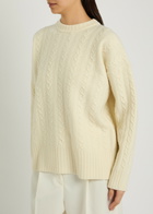 Rohe Cable-knit Wool Jumper Off White