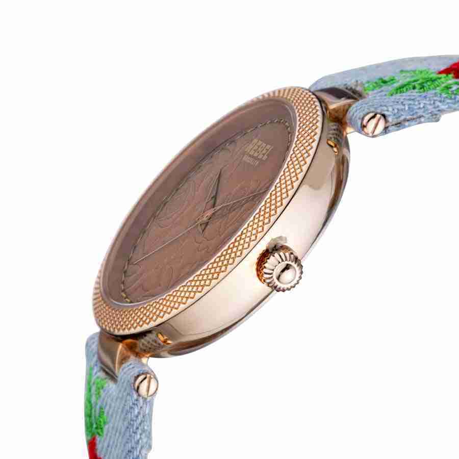 Rebel Carroll Gardens Brown Dial Ladies Watch RB112-8191