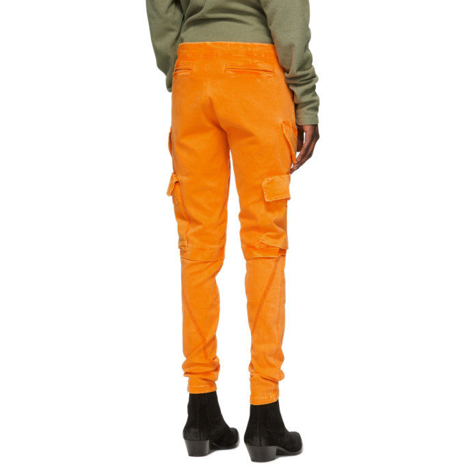 Greg Lauren Orange Army Cargo Pants Greg Lauren