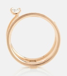 Repossi - Serti Sur Vide 18kt rose gold ring with diamonds