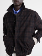 Jeanerica - Jean Brown Checked Cotton and Wool-Blend Jacket - Brown