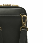 Master-Piece Gloss Leather Shoulder Bag in Black 