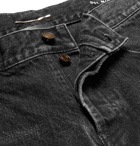 Saint Laurent - Slim-Fit Distressed Denim Jeans - Black