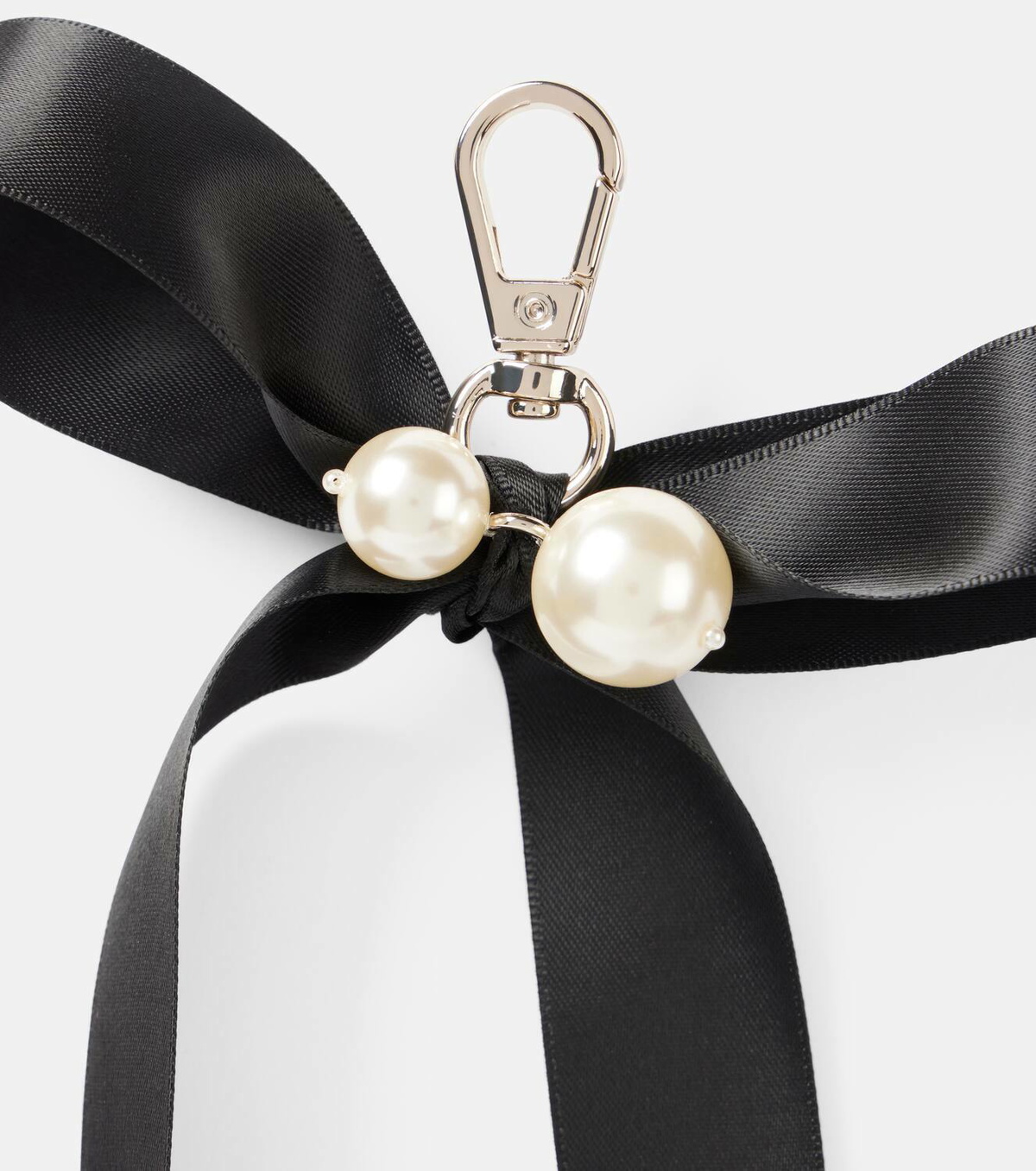 Simone Rocha Faux pearl-embellished keychain