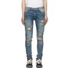 Nahmias Indigo Distressed Jeans