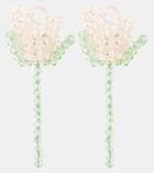 Simone Rocha Cluster crystal drop earrings