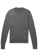 TOM FORD - Merino Wool Sweater - Gray