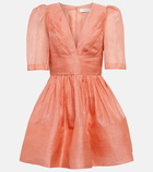 Zimmermann - Linen and silk minidress