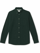 Norse Projects - Anton Button-Down Collar Brushed Cotton-Flannel Shirt - Green