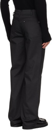 HELIOT EMIL Black Transmittance Jeans