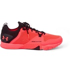 Under Armour - UA TriBase Reign 2 Mesh and Rubber Sneakers - Red