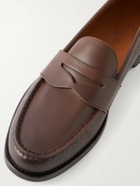 Polo Ralph Lauren - Alston Leather Penny Loafers - Brown