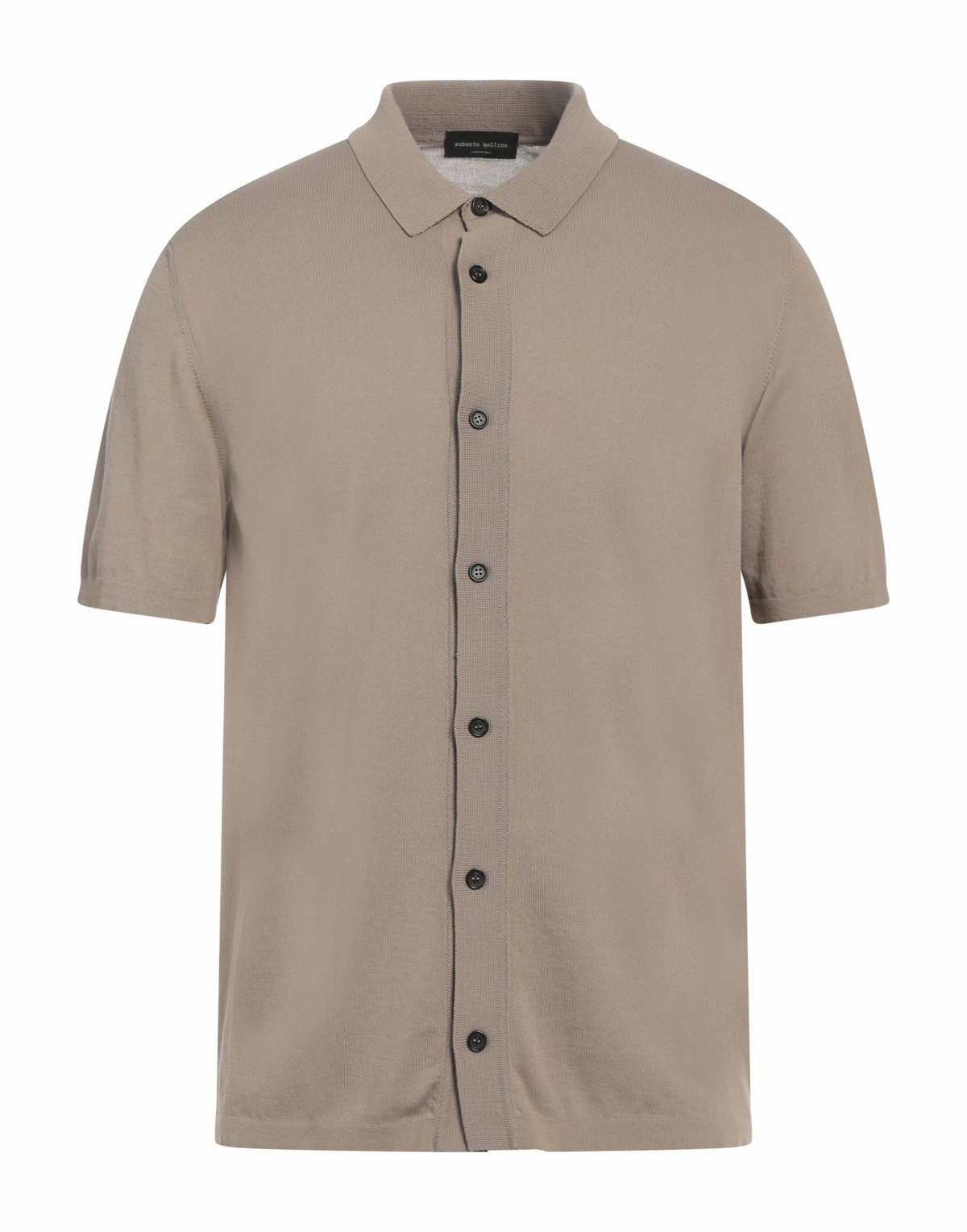 Roberto Collina Mens Shirt Khaki