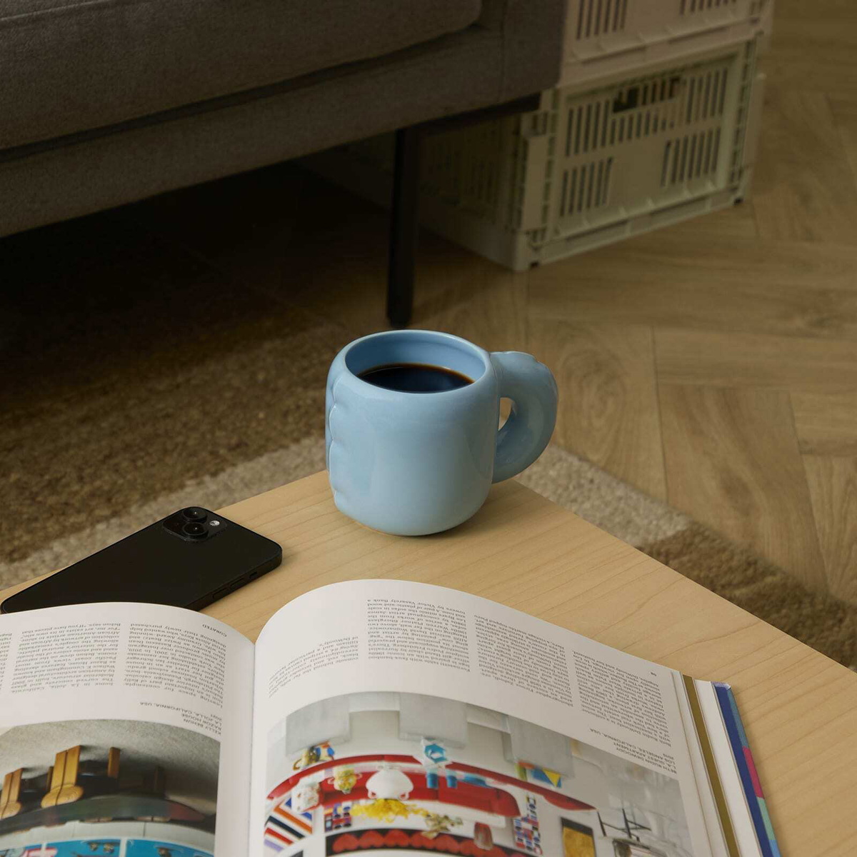 Home Studyo Gaston Mug in Sky Blue 