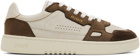 Axel Arigato SSENSE Exclusive Beige & Brown Dice Lo Sneaker