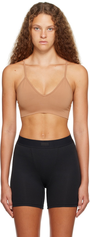 Photo: SKIMS Brown Soft Smoothing Bralette