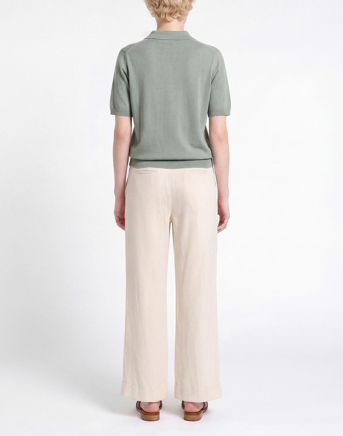 Peserico Womens Pants Cream