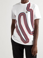 Moncler - Logo-Appliquéd Printed Cotton-Jersey T-Shirt - White