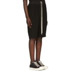 Rick Owens Black Pods Shorts