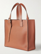 Loewe - Logo-Debossed Full-Grain Leather Tote Bag