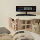 Newgate Clocks Supergenius LCD Alarm Clock in Black 